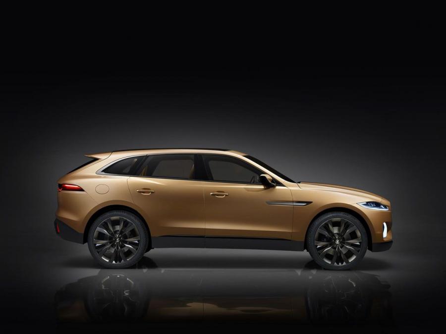  Jaguar C-X17 Concept in Liquid Gold 2013 года  (фото 20 из 36)